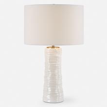  30388-1 - Pavlova Glossy White Table Lamp