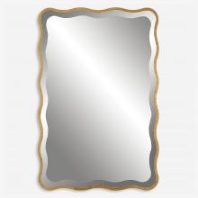  09827 - Aneta Gold Scalloped Mirror