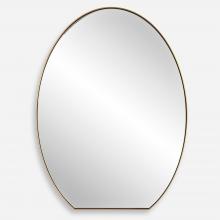  09924 - Cabell Brass Oval Mirror