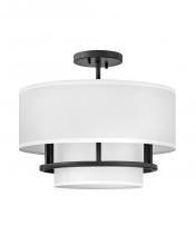  38893BK - Medium Semi-flush Mount