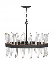  FR30904BLK - Medium Single Tier Chandelier