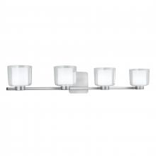  5334-BN-CL - Alexus 34'' Wide 4-Light Vanity Light - Brushed Nickel