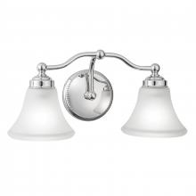  9662-CH-FL - Soleil 17.5'' Wide 2-Light Vanity Light - Chrome