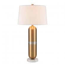  H0019-9575 - Pill 34'' High 1-Light Table Lamp - Aged Brass