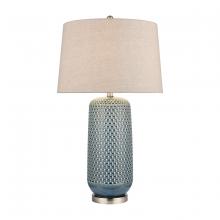  S0019-9484 - Dawlish Bay 31'' High 1-Light Table Lamp - Blue