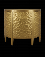  3000-0244 - Auden Brass Demi-Lune Cabinet