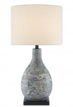  6000-0674 - Ostracon Blue Table Lamp