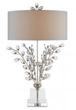  6000-0727 - Forget-Me-Not Silver Table Lamp