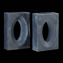  1200-0775 - Demi Black Set of 2 Bookends