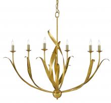  9000-0444 - Menefee Gold Chandelier