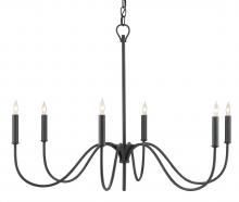  9000-0653 - Tirrell Small Black Chandelier