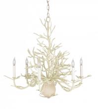  9218 - Seaward Small White Chandelier