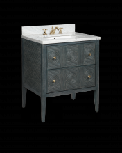  3800-0009 - Santos 28" Vintage Navy Vanity with Rectangular Undermount Sink