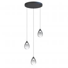  E21563-142BK - Dewdrop-Multi-Light Pendant